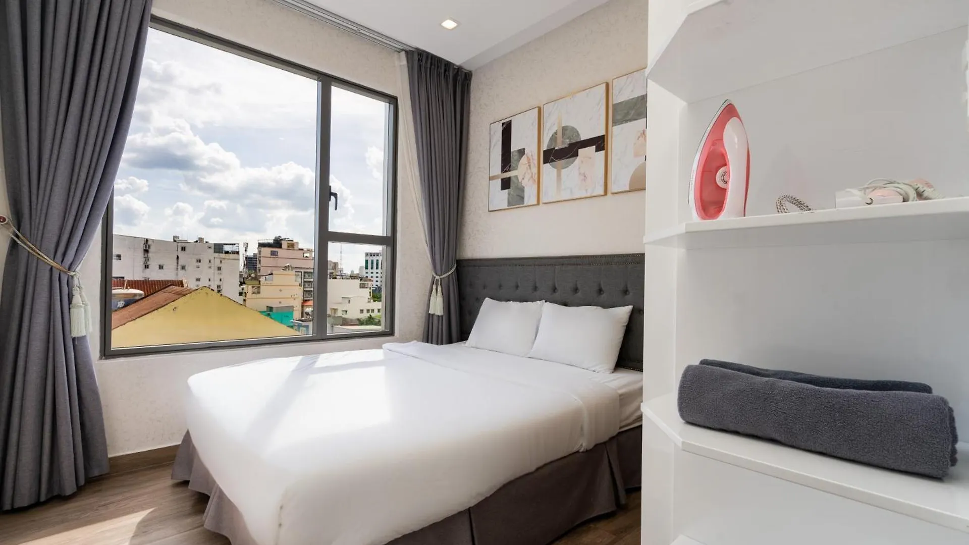 Double E Saigon Apartment In Rivergate Building 호치민 0*,